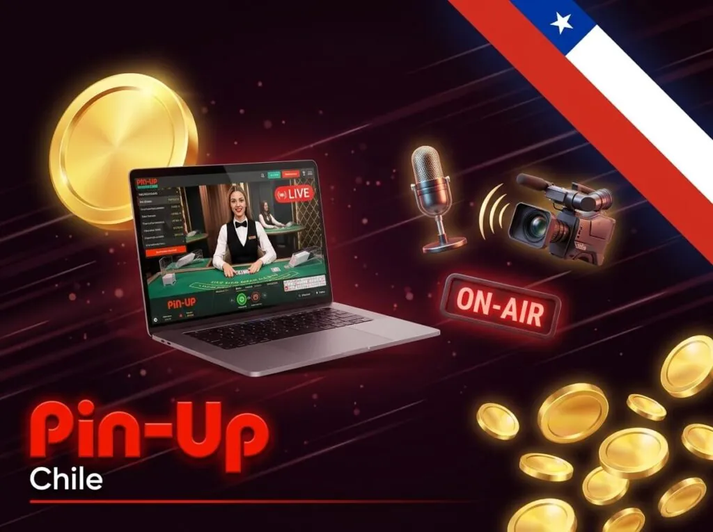 Casino en vivo con mesas en directo para usuarios de Pin-Up Chile.
