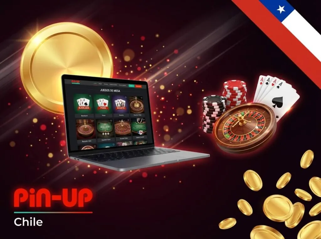 Juegos de mesa y casino online en la plataforma Pin-Up Chile.