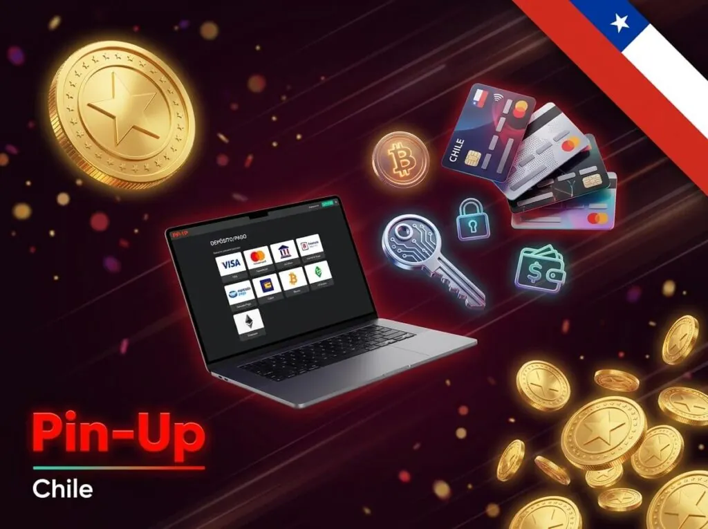 Métodos de pago seguros para depósitos y retiros en Pin-Up Chile.