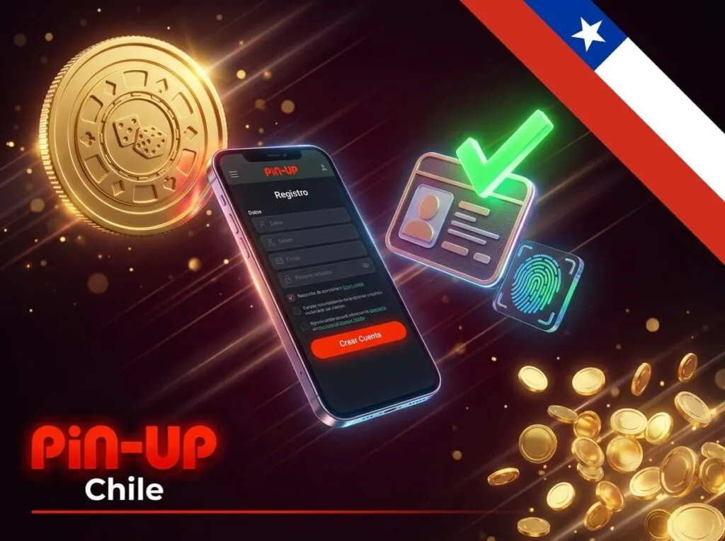 Registro y verificación de cuenta en Pin-Up Chile para usuarios de Chile.